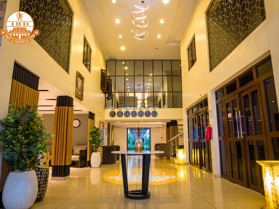 Interior entrance