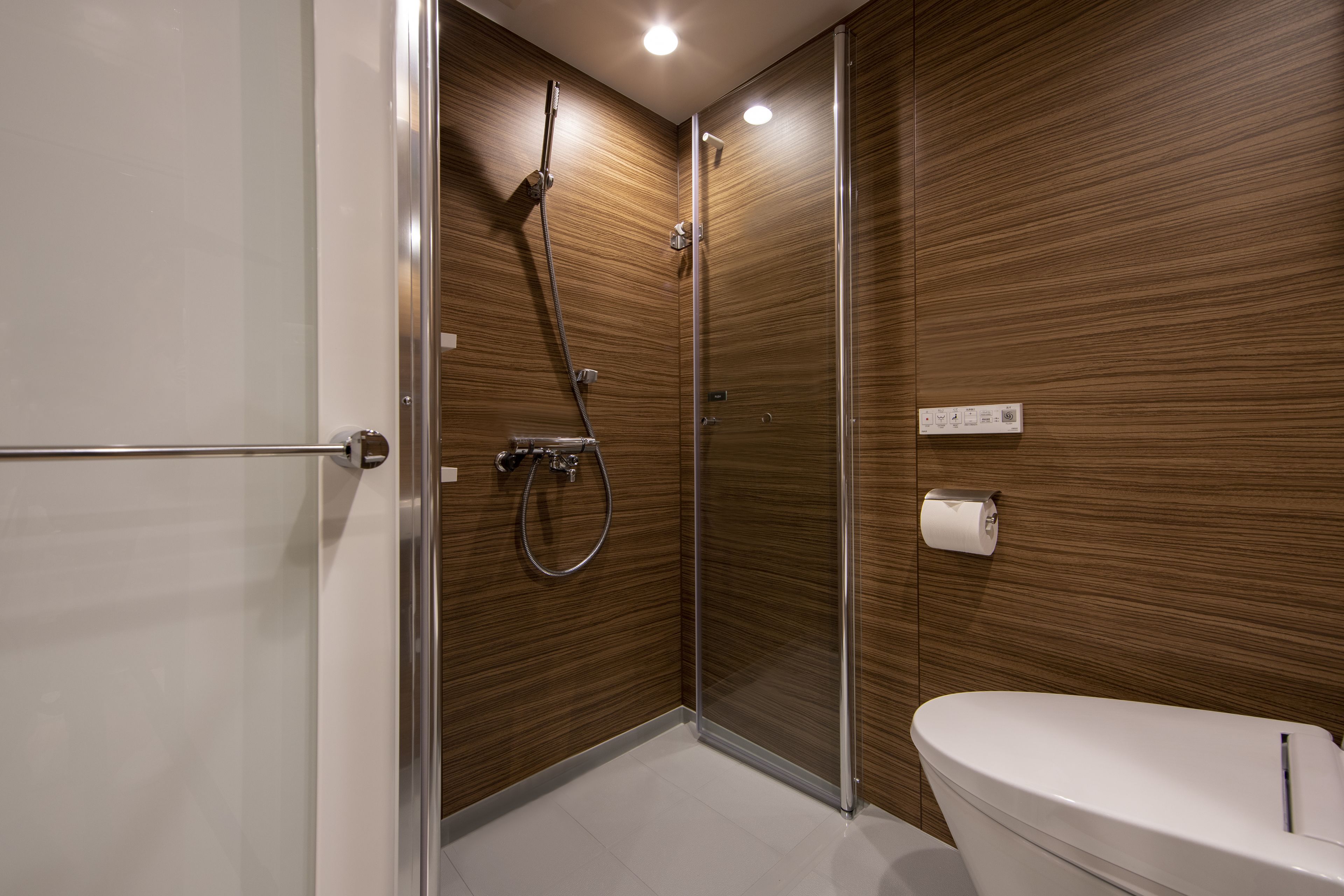 standard twin for 2 people | bathroom | free toiletries, hair dryer, slippers, electronic bidet