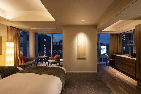 Executive Twin Room, High Floor (2 twin beds) | Desk, soundproofing, iron/ironing board, free WiFi - karaksa hotel premier Tokyo Ginza (Tokyo)