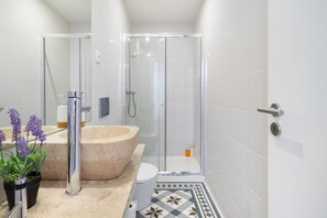 Ducha, artículos de tocador gratuitos, secador de pelo, toallas
