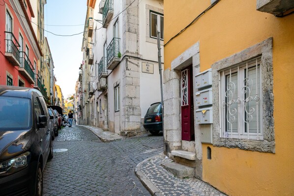 Fassade der Unterkunft