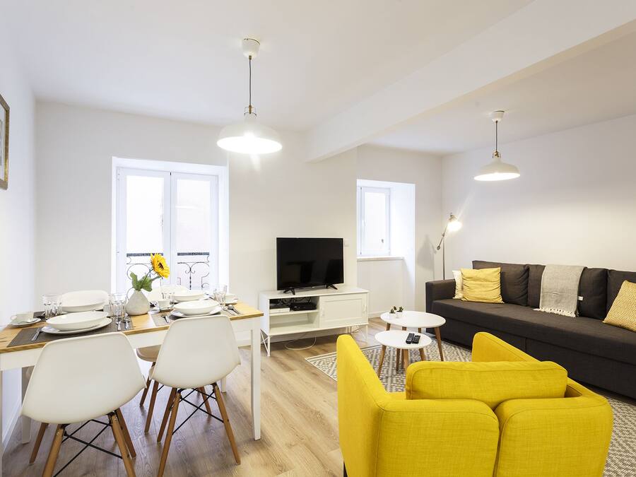 Apartment, 1 Bedroom | Living area | Flat-screen TV