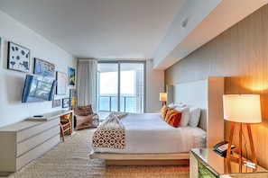 Comfort Apartment, Balcony, Sea View | 1 bedroom, individually decorated, individually furnished, desk - Lyfe Residence Building - Private apts over the beach (Hollywood)