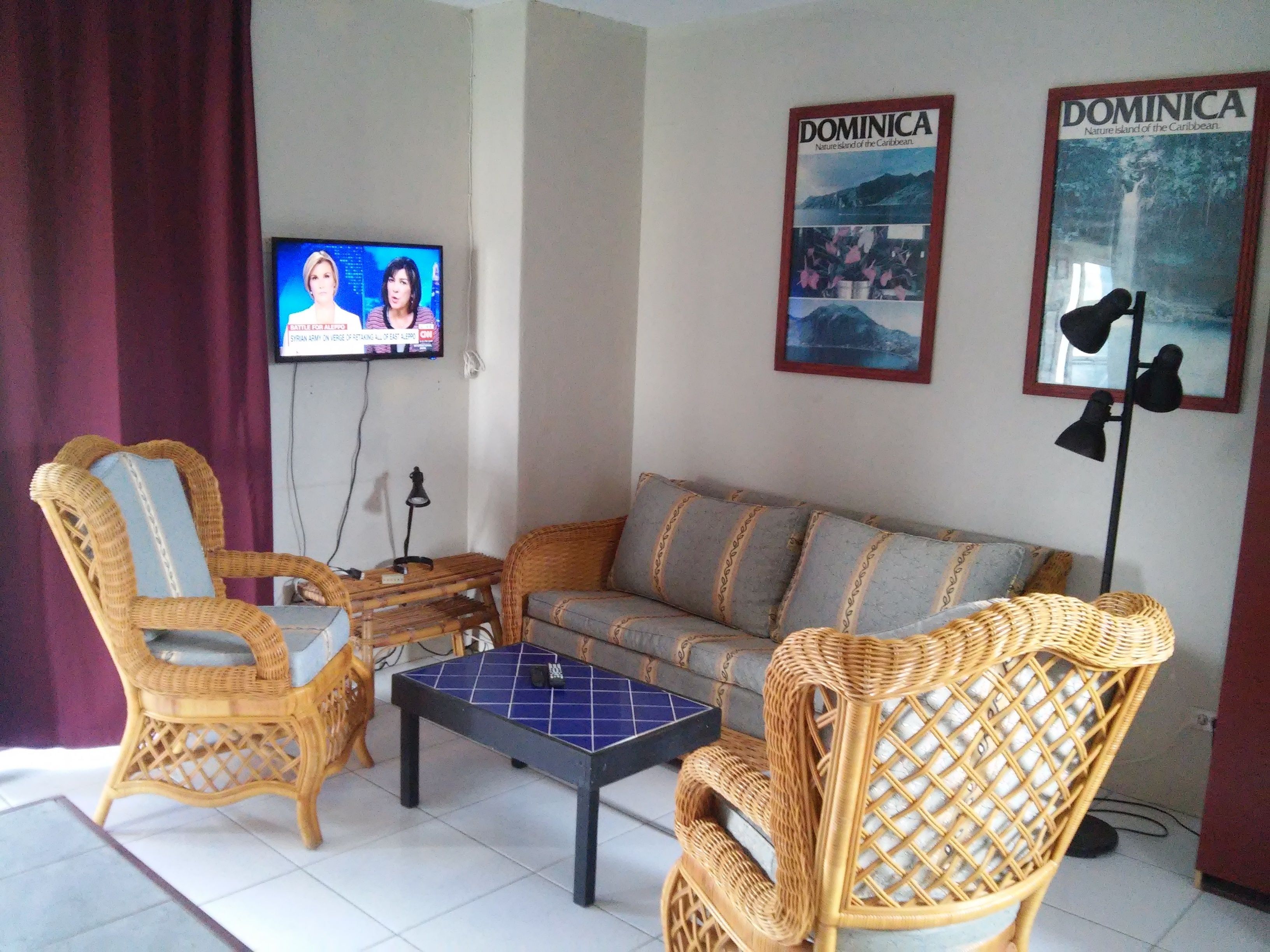 1 bedroom apartment  | individually decorated, individually furnished, blackout curtains