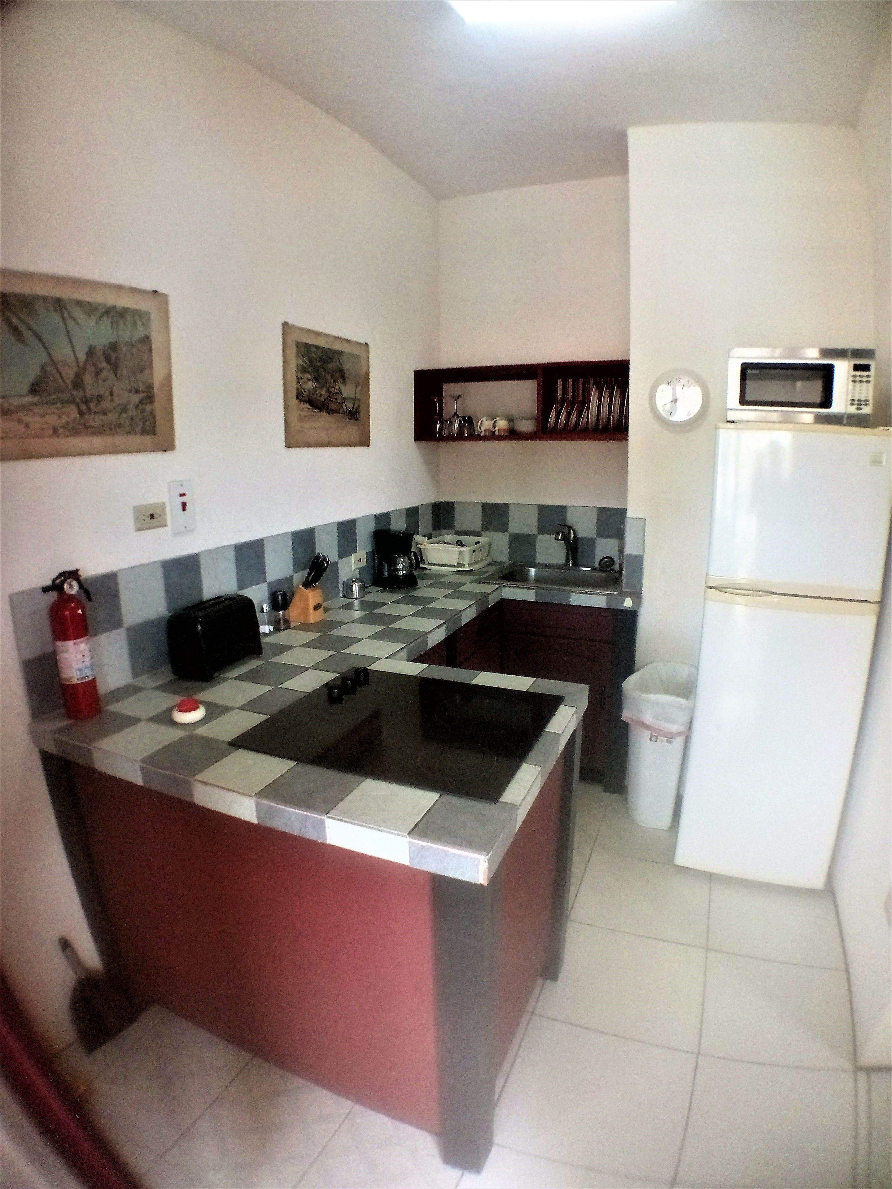 studio 2 | private kitchen | fridge, microwave, stovetop, coffee/tea maker