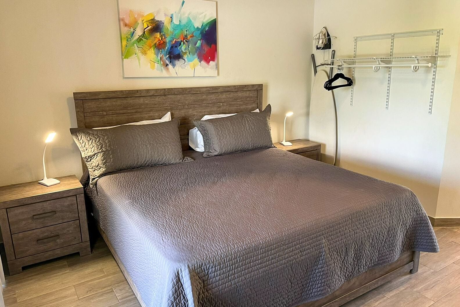 superior room, 1 king bed, non smoking | in-room safe, individually decorated, individually furnished, desk