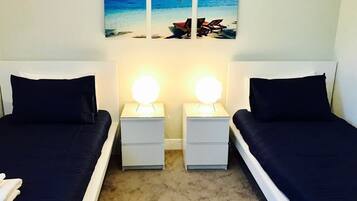 4 slaapkamers, individueel gedecoreerd, individueel gemeubileerd