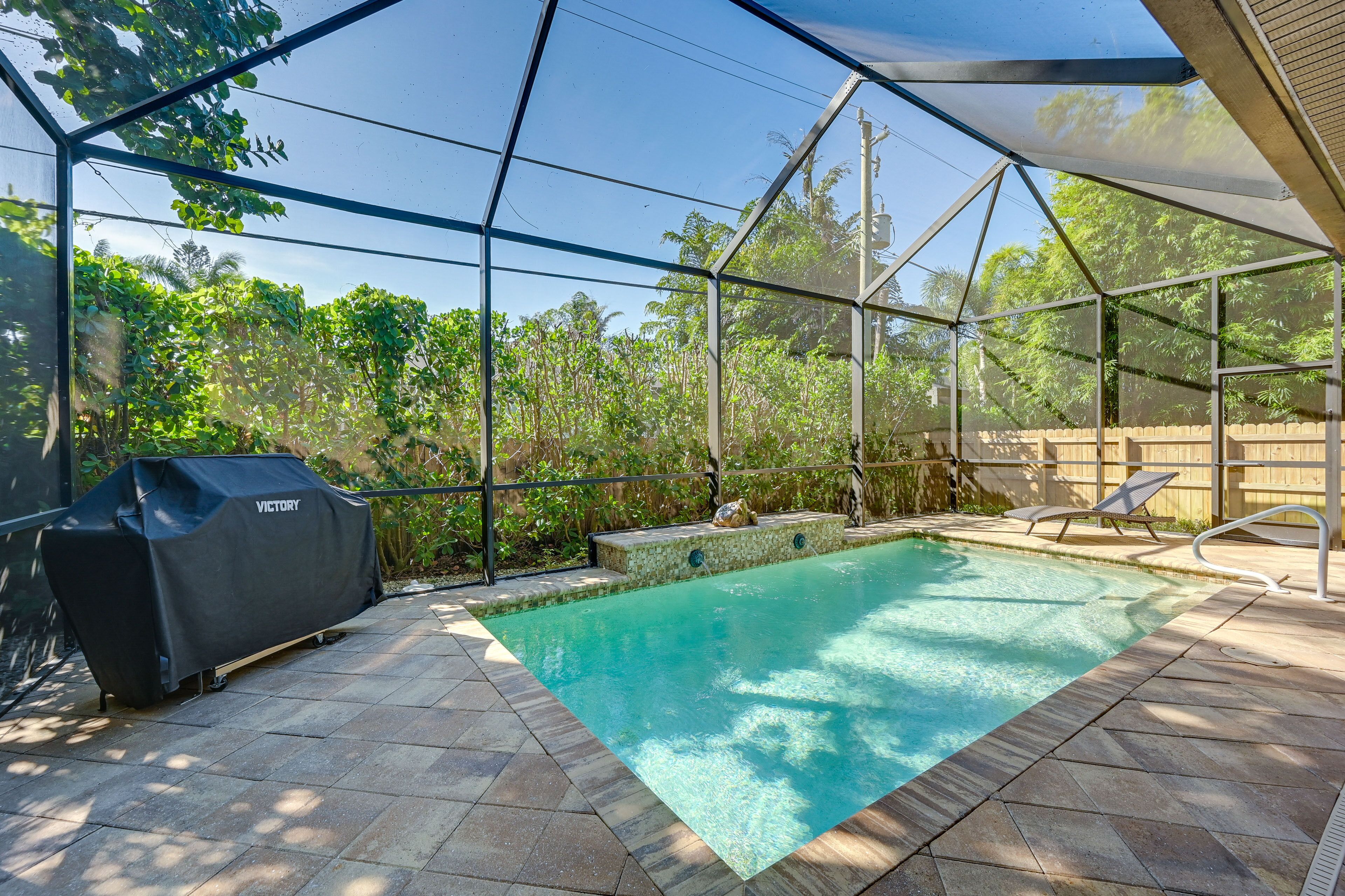 Chic Naples Retreat w/ Private Heated Pool & Lanai