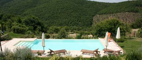 Piscine à débordement
