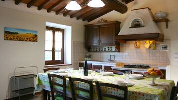 Fridge, oven, dishwasher, coffee/tea maker