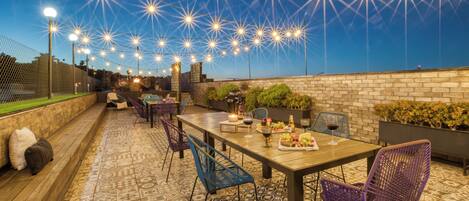 Terrasse sur le toit