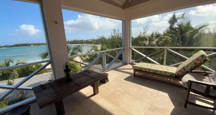 The Penthouse with sweeping views of Cocoa bay beach , green turtles & Rays