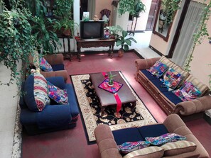 Lobby lounge - Casa de Leon (Antigua Guatemala)