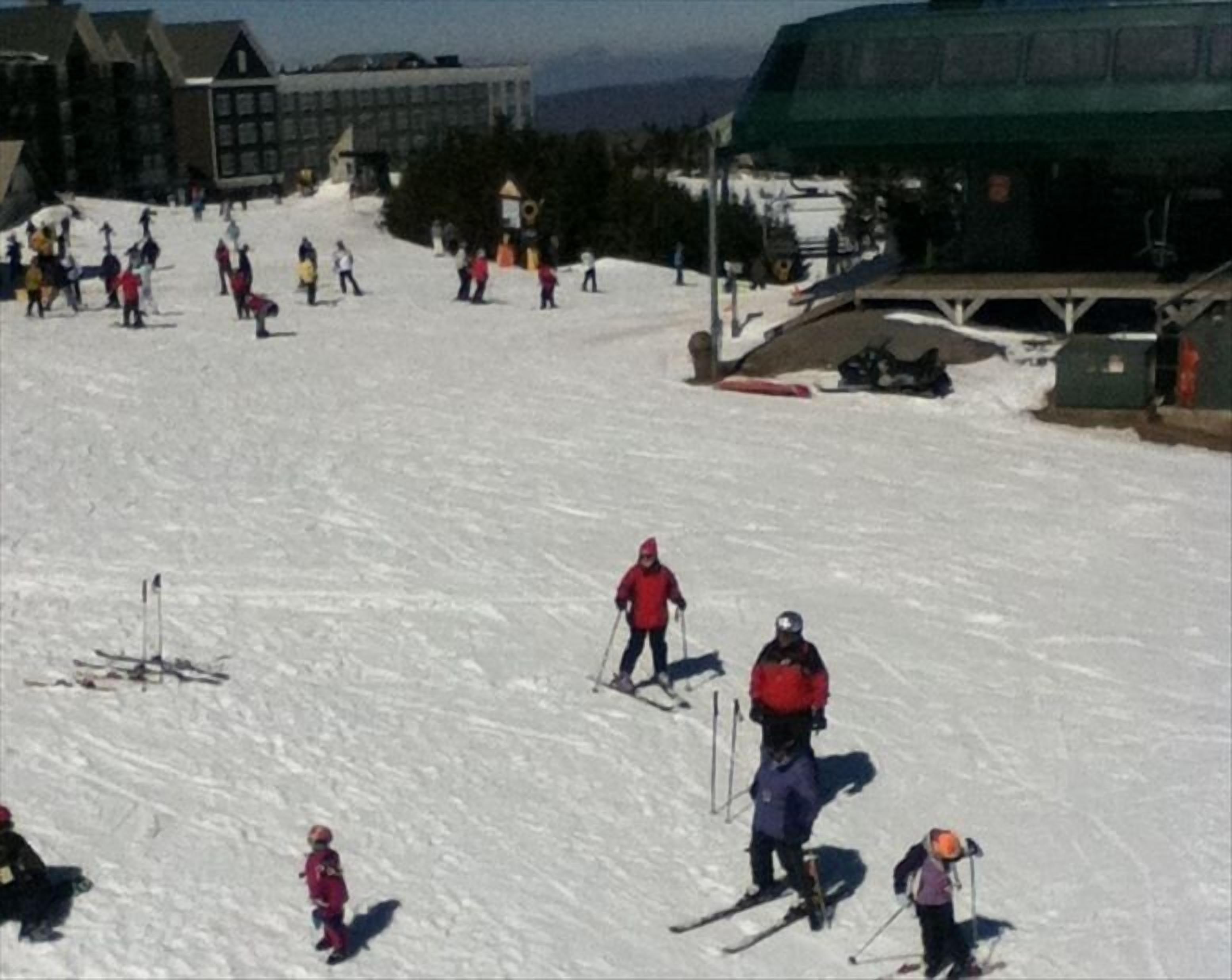'Slopeside Escape' Mtn Lodge; Looking Directly at Ballhooter!!
