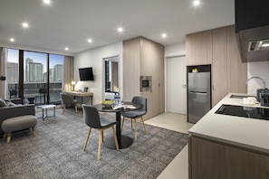 One Bedroom Executive Apartment | Living area - Quest NewQuay (Docklands)