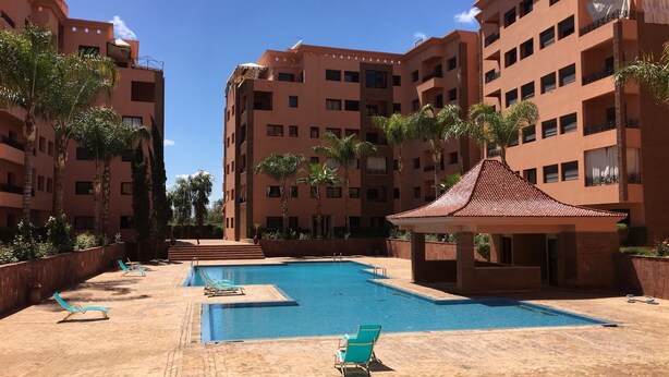 Outdoor pool - Residence Babylone Y (Marrakech)