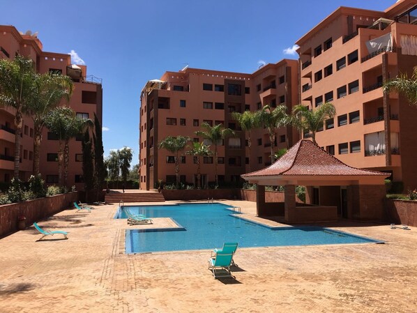 Outdoor pool - Residence Babylone Y (Marrakech)