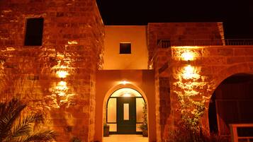 Front of property - evening/night