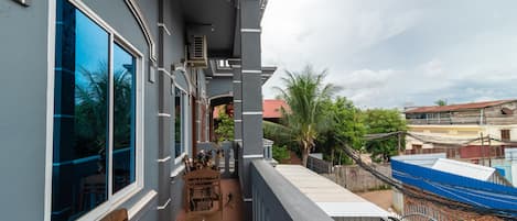 Uitzicht vanuit accommodatie