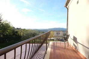 Family Quadruple Room, Garden View | View from room - La Rocca Guest House & Spa (Montefalco)