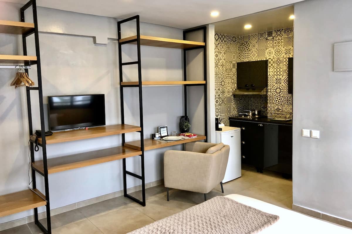 1 Schlafzimmer, hochwertige Bettwaren, Minibar, Zimmersafe