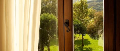 Uitzicht vanuit accommodatie