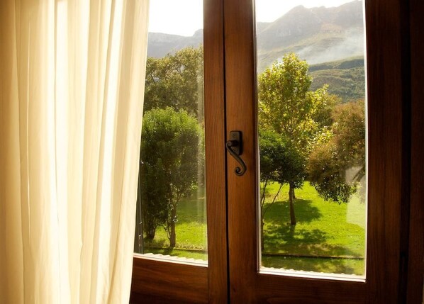 Uitzicht vanuit accommodatie