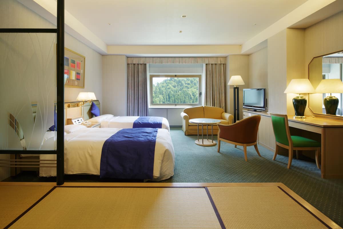 Japanese Western Style Room | 2 bedrooms, in-room safe, desk, free WiFi