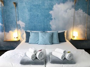 Phòng đôi hoặc 2 giường đơn | Chăn bông, trang trí khác biệt 