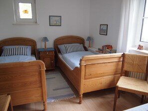 2 bedrooms, iron/ironing board, travel crib, WiFi