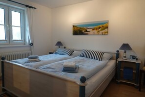 2 bedrooms, iron/ironing board, travel crib, WiFi