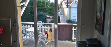 Blick von der Unterkunft