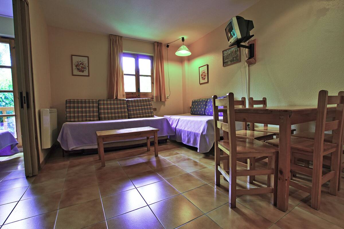 Apartment, 1 Bedroom | Living area | TV