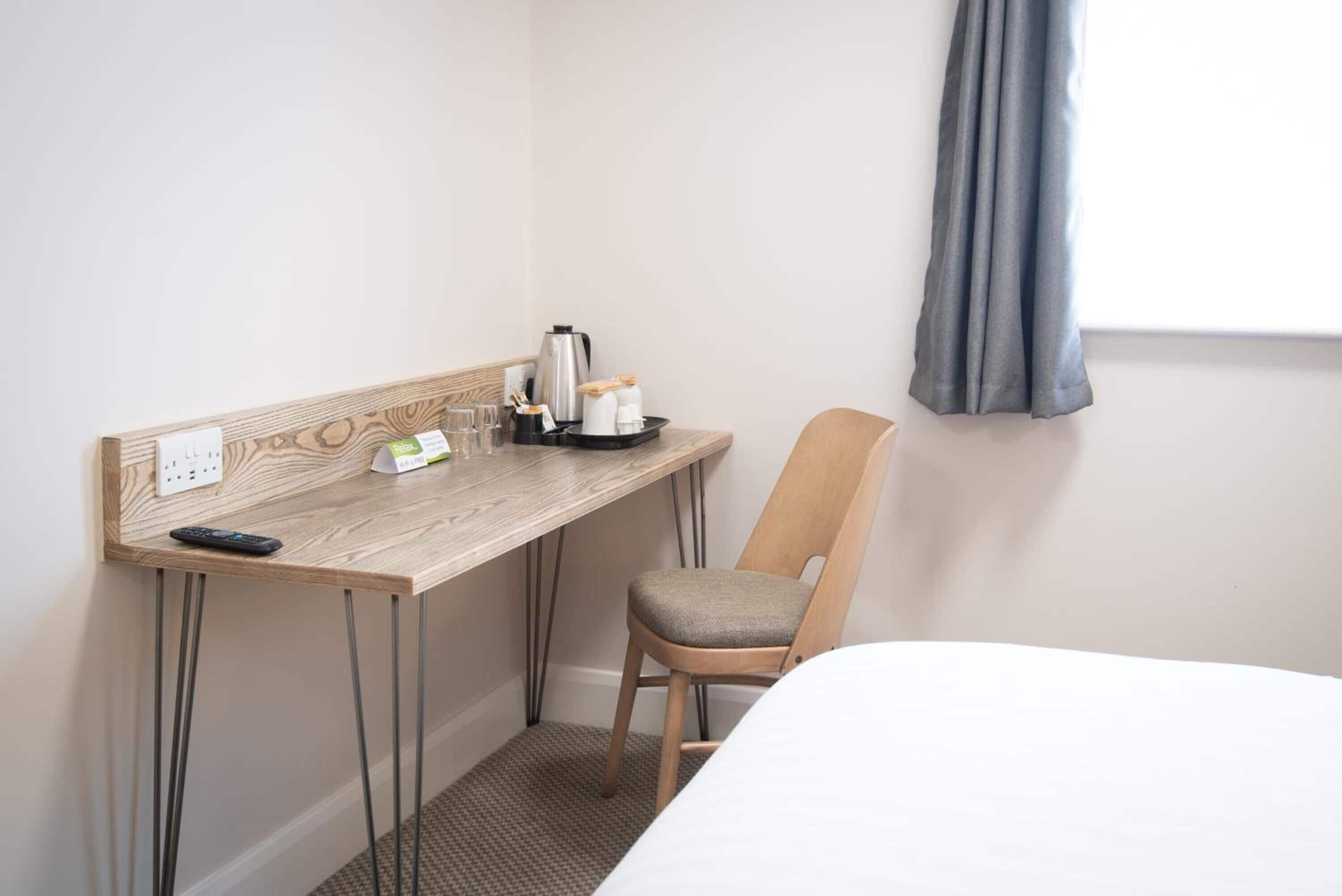 desk, iron/ironing board, free wifi, bed sheets