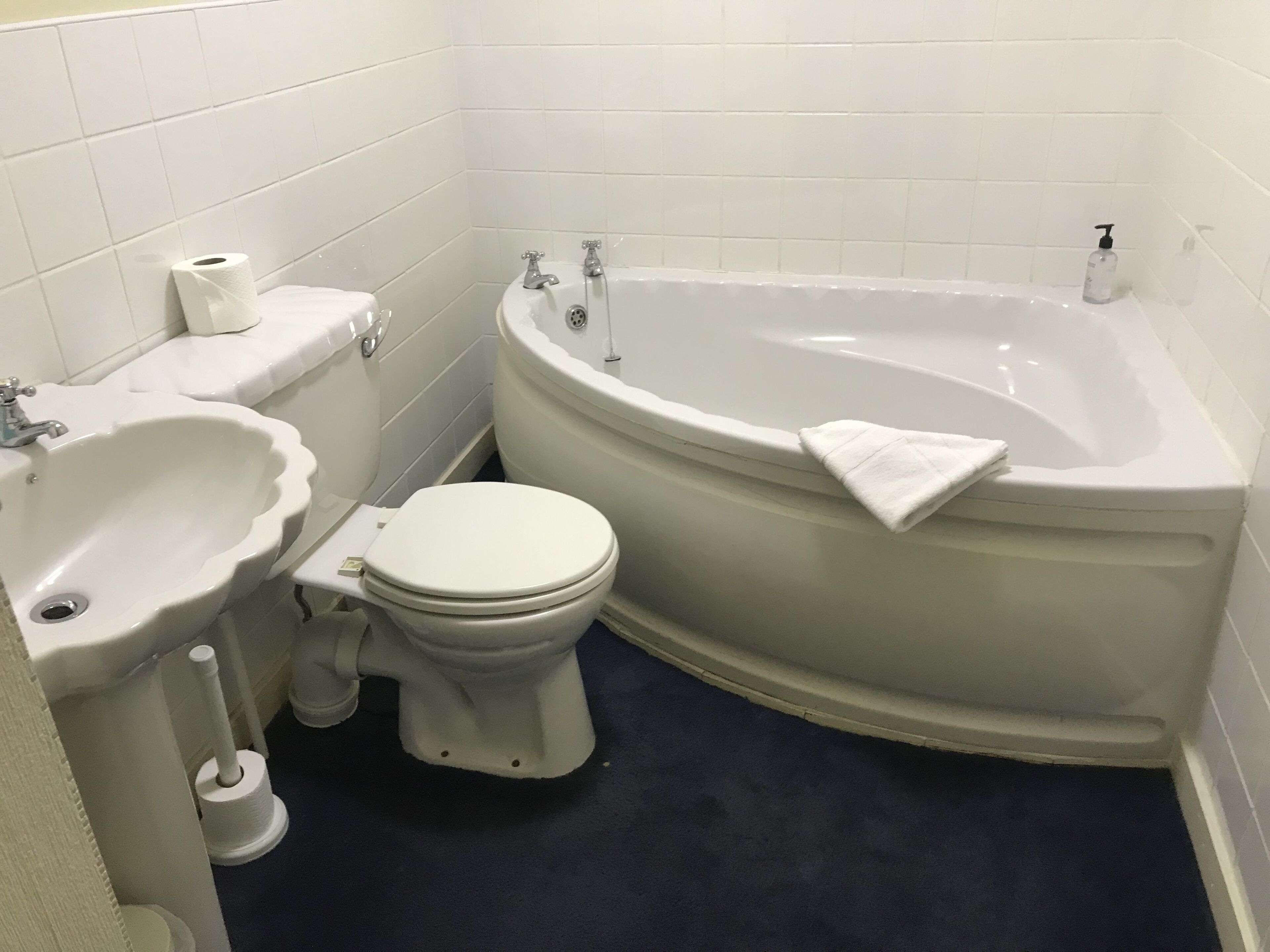 basic double room, ensuite, garden view | bathroom