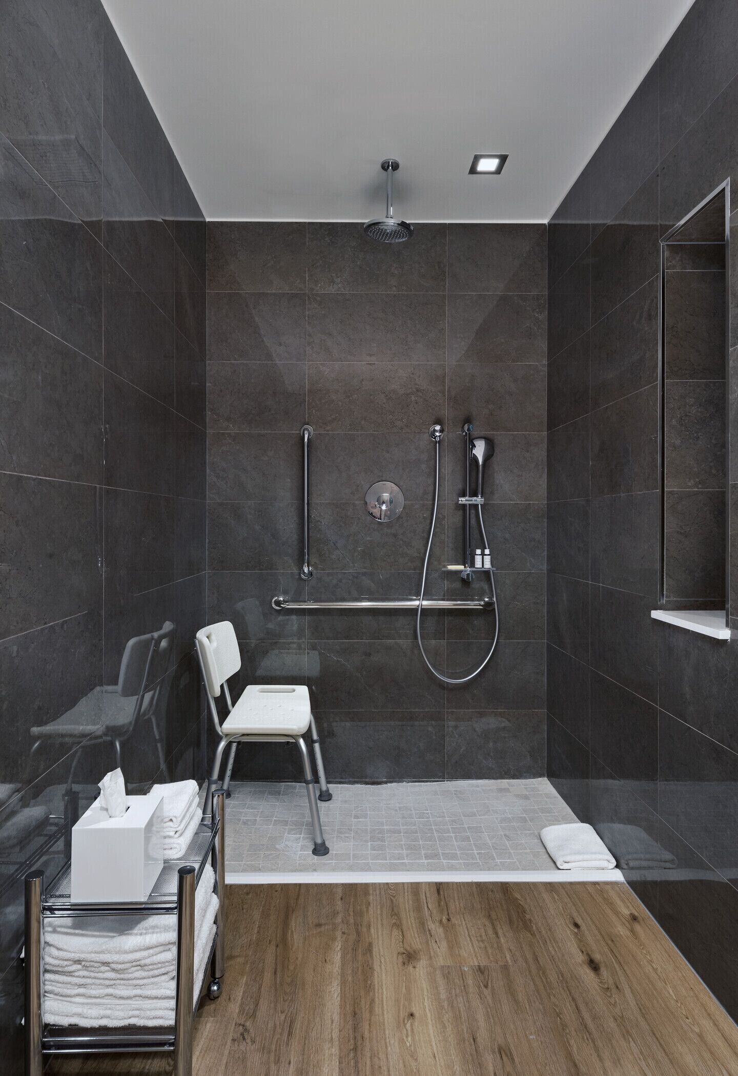 room, 1 king bed | bathroom | shower, free toiletries, hair dryer, bathrobes