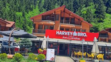 Overnatningsstedets facade