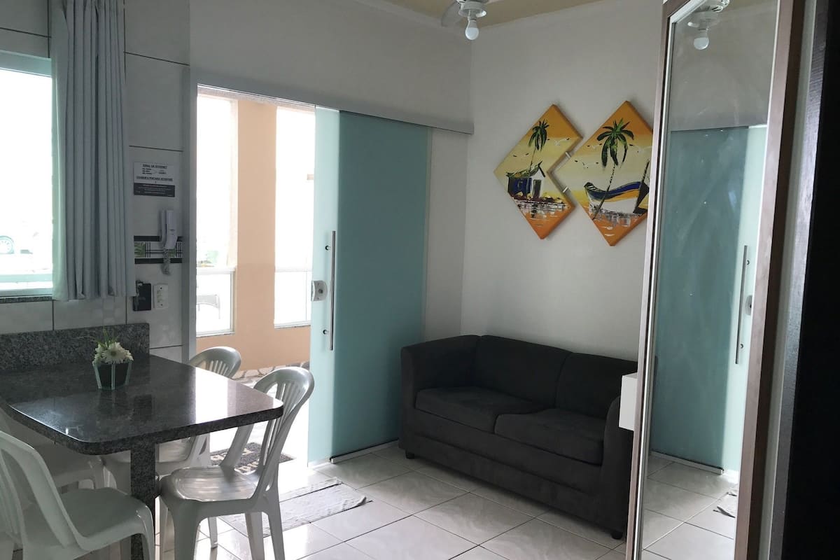 Basic Apartment, 1 Queen Bed, Non Smoking | Living area | LED TV
