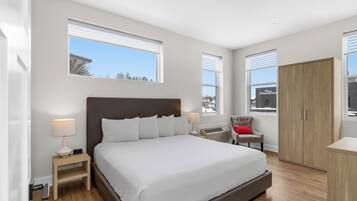 1 bedroom, premium bedding, individually decorated