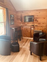 小屋 (MOOSEM) | 起居区 | 平板电视