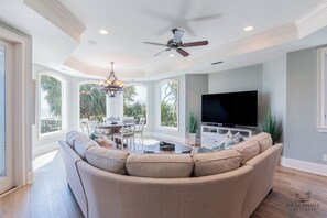 Smart TV, ping pong - 37 Dune Lane - Island Dream Home, 7 Bedroom Oceanfront (Hilton Head Island)