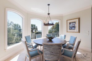 Dining - 37 Dune Lane - Island Dream Home, 7 Bedroom Oceanfront (Hilton Head Island)