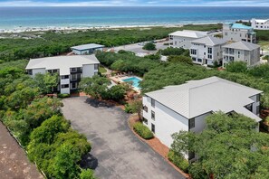 Exterior - Inlet Dunes 209 - Updated Unit, Gulf Views, Community Pool, Steps to the Sand! (Panama City Beach)