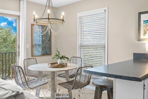 Dining - Inlet Dunes 209 - Updated Unit, Gulf Views, Community Pool, Steps to the Sand! (Panama City Beach)