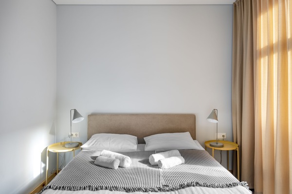 1 habitación, ropa de cama de alta calidad y muebles diferentes