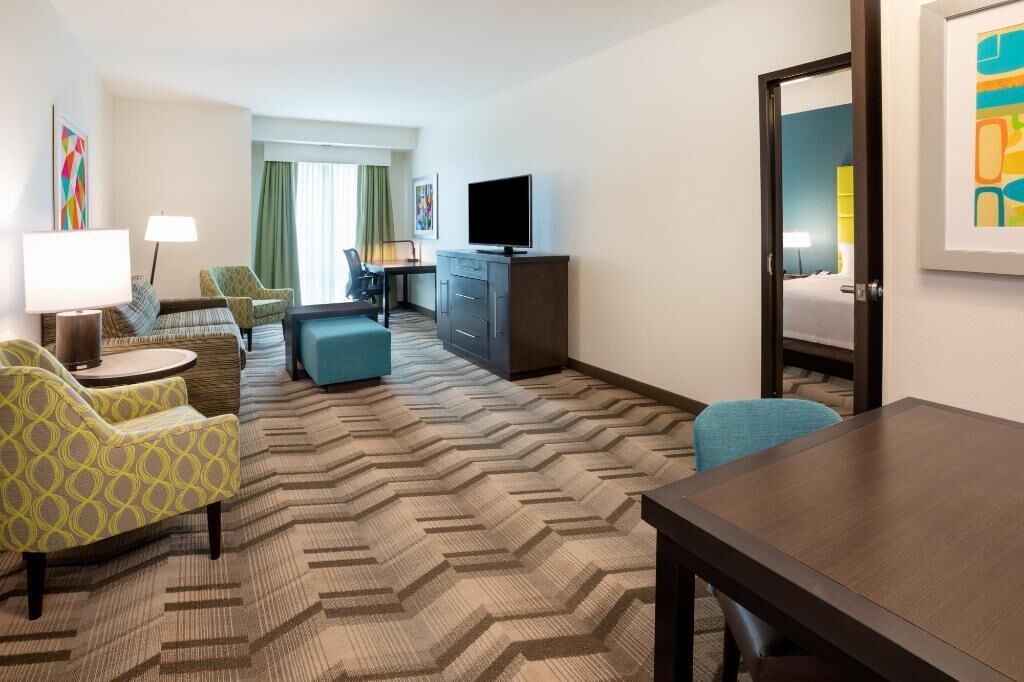 In-room safe, blackout drapes, iron/ironing board