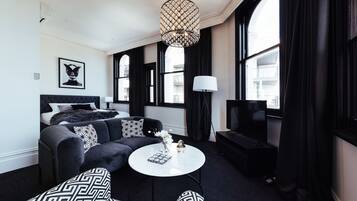 Minibar, blackout drapes, iron/ironing board, free WiFi