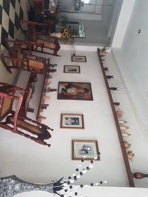 Comfort Double Room, 1 Queen Bed, Non Smoking | Living area | 32-inch flat-screen TV with digital channels, TV, video game console