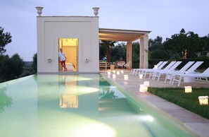 屋外プール、温水プール