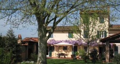 At 5 minutes from the Walls of Lucca and 10 from historic villas, the house is part of an ancient court completely renovated with courtyard, large garden